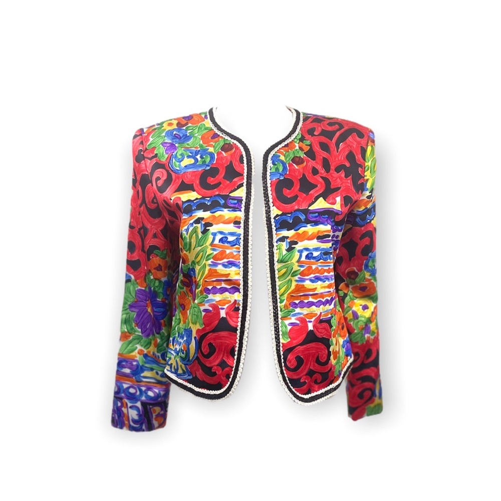 Vintage Rare Abstract Jacket SZ M / L